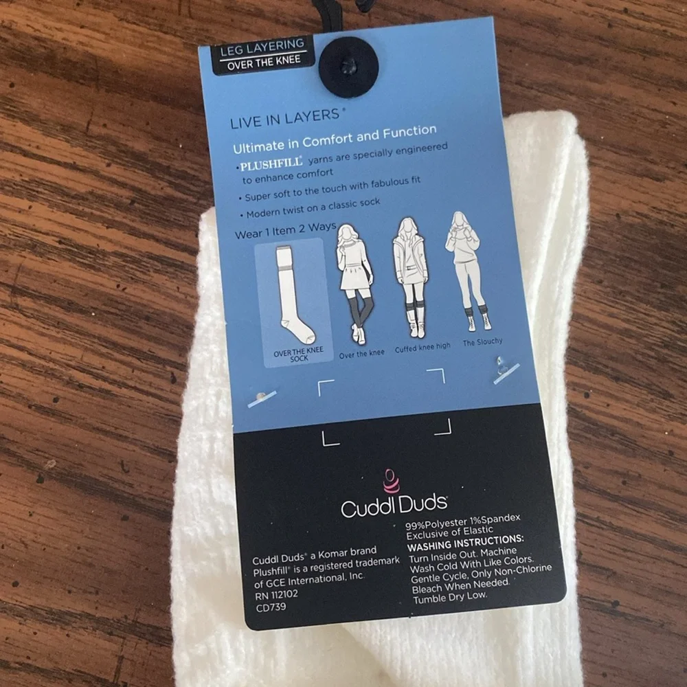 30:08 Cuddl Duds Over the Knee Socks